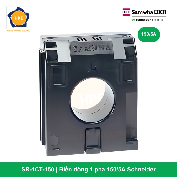 Biến dòng 1 pha 150/5A SR-1CT-150 Schneider