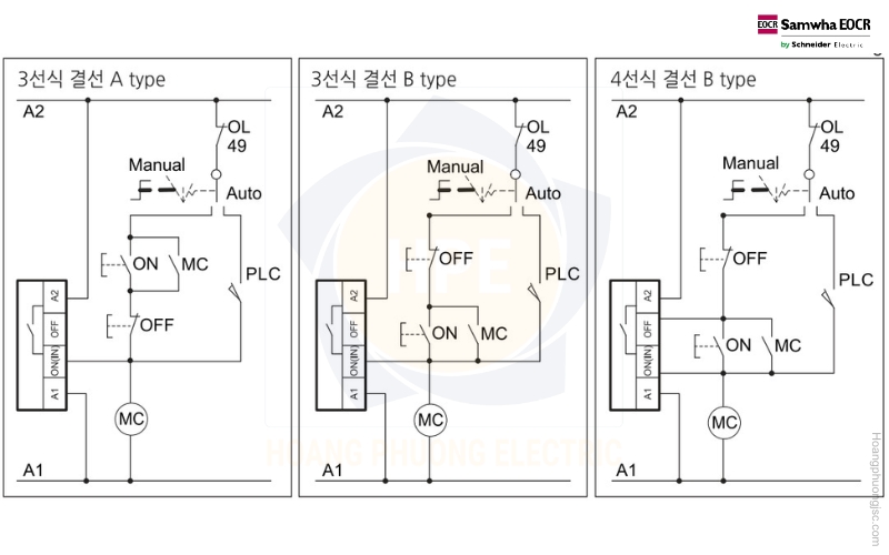 Sơ đồ đấu nối SDDR-DZ7 Schneider