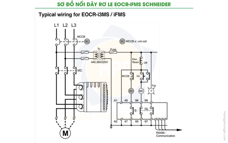 Sơ đồ nối dây rơ le EOCR-iFMS Schneider (1)