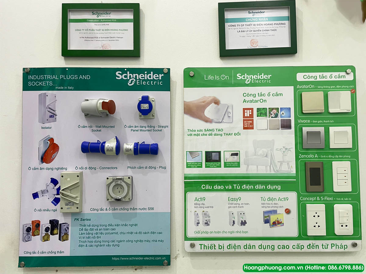 Nhà phân phối thiết bị điện Schneider chính hãng tại Hà Nội với hơn 10 năm kinh nghiệm. Đại lý Schneider Electric uy tín, cung cấp thiết bị điện chính hãng giá tốt.