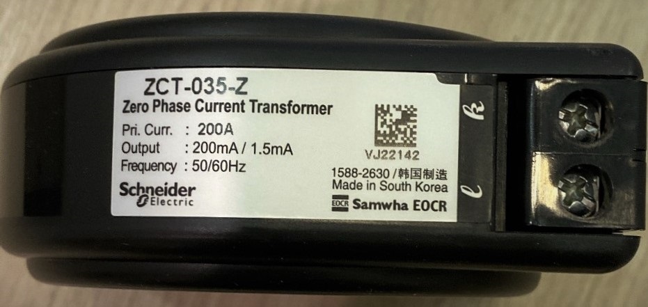 Biến dòng thứ tự không ZCT-80 Ø80mm | Bảo vệ chạm đất