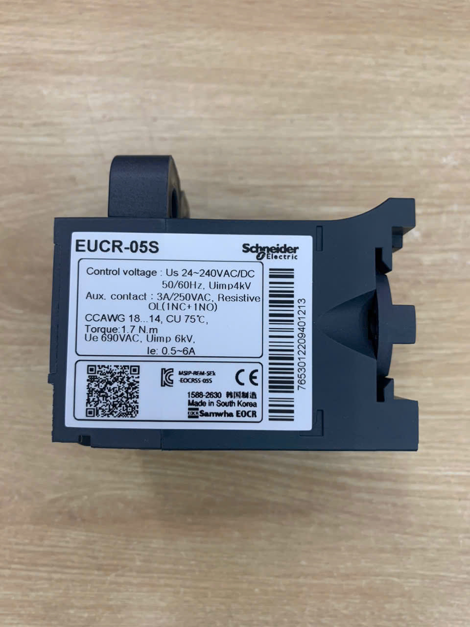 Rơ le điện tử EOCRAR-05S Schneider | 0.5-6A | Tự động Reset