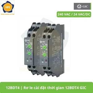 12BDT4 Rơ le cài đặt thời gian 12BDT4 GIC