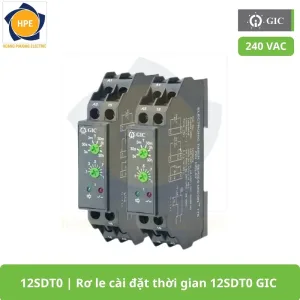 12SDT0 Rơ le cài đặt thời gian 12SDT0 GIC