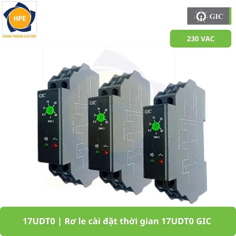 17UDT0 Rơ le cài đặt thời gian 17UDT0 GIC