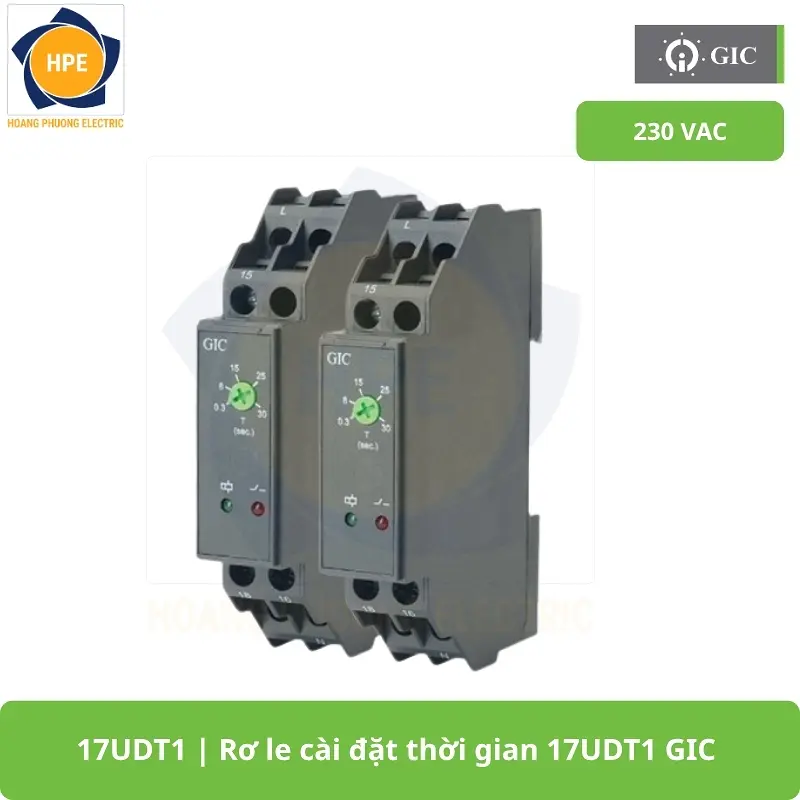 17UDT1 Rơ le cài đặt thời gian 17UDT1 GIC