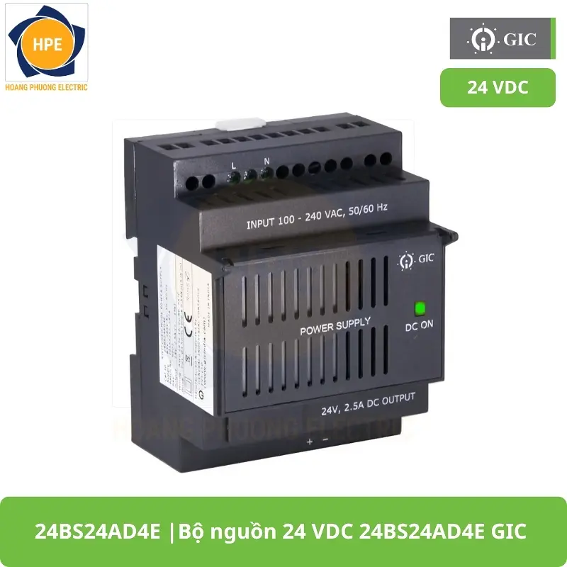 24BS24AD4E Bộ nguồn 24 VDC 24BS24AD4E GIC