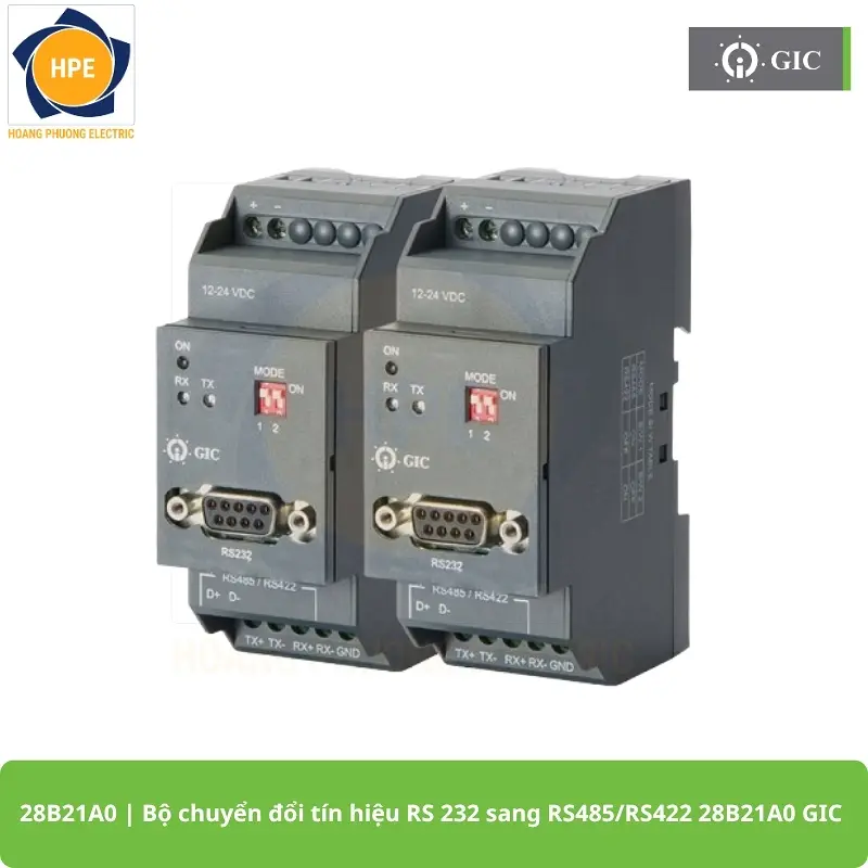 28B21A0 Bộ chuyển đổi tín hiệu RS 232 sang RS485RS422 28B21A0 GIC