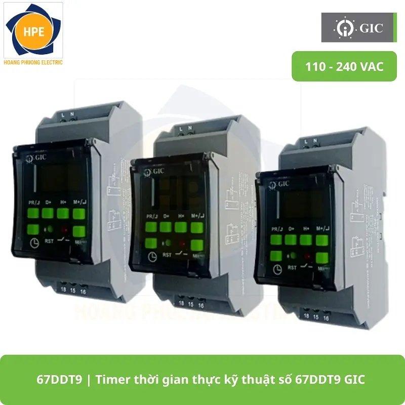 67DDT9 Timer thời gian thực kỹ thuật số 67DDT9 GIC