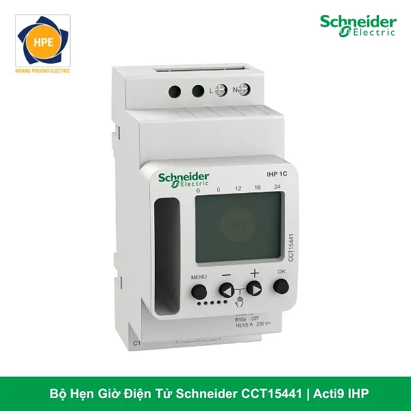 Bộ Hẹn Giờ Điện Tử Schneider CCT15441 Acti9 IHP Kỹ Thuật Số