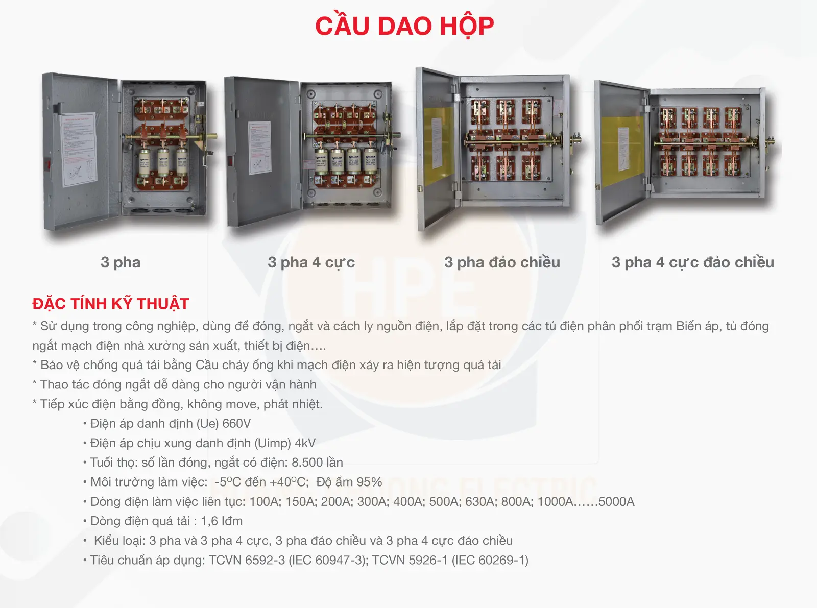 Cầu dao hộp Vinakip