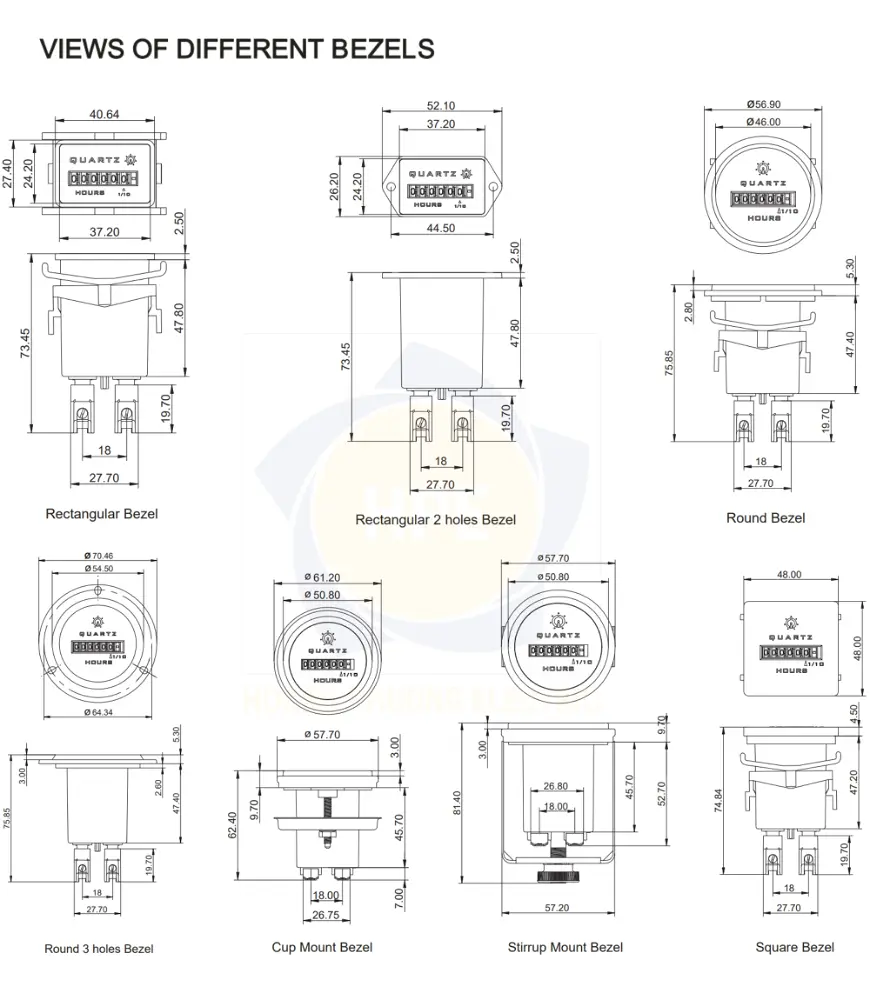 LA25F1 GIC | Bộ đếm thời gian hình vuông GIC