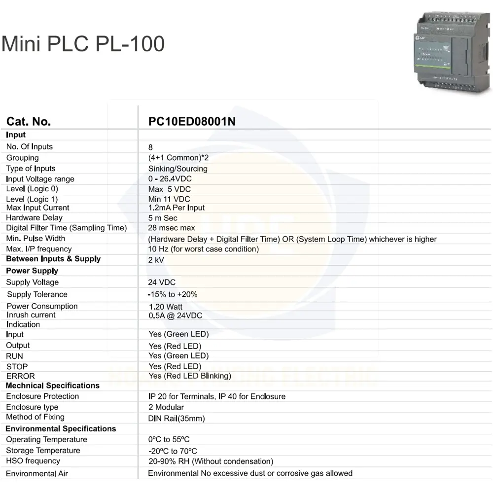 PC10ED08001N GIC | Bộ lập trình Logic GIC
