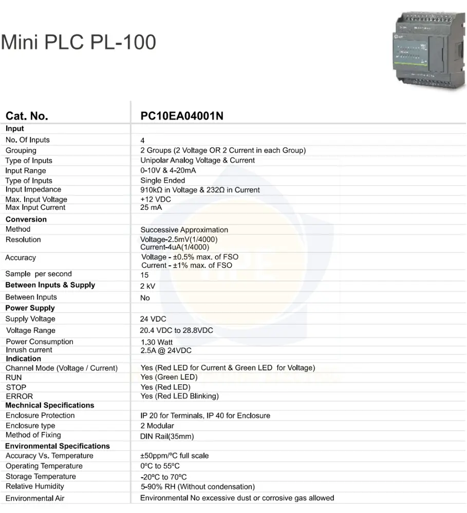 PC10EA04001N GIC | Bộ lập trình Logic GIC