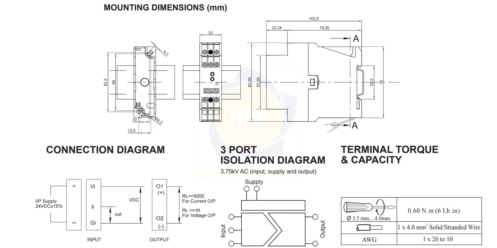 2SC3D11CC3 GIC | Thiết bị chuyển đổi tín hiêu V ra mA GIC