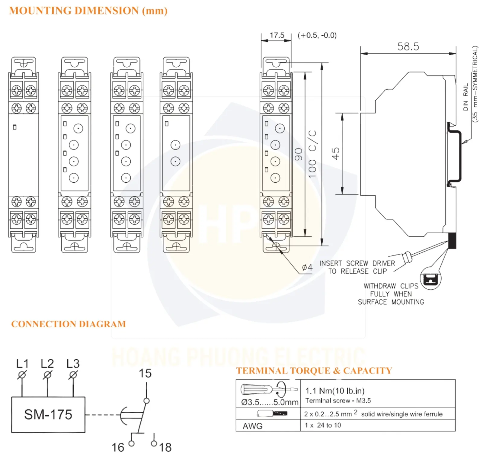 MA21DN GIC | Rơ le bảo vệ pha GIC