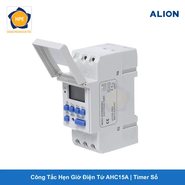 Công Tắc Hẹn Giờ Điện Tử AHC15A Timer Số 1 Kênh Ray 35mm