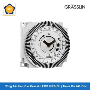 Công Tắc Hẹn Giờ Grasslin FM1 QRTuZH Timer Cơ 24h Đức
