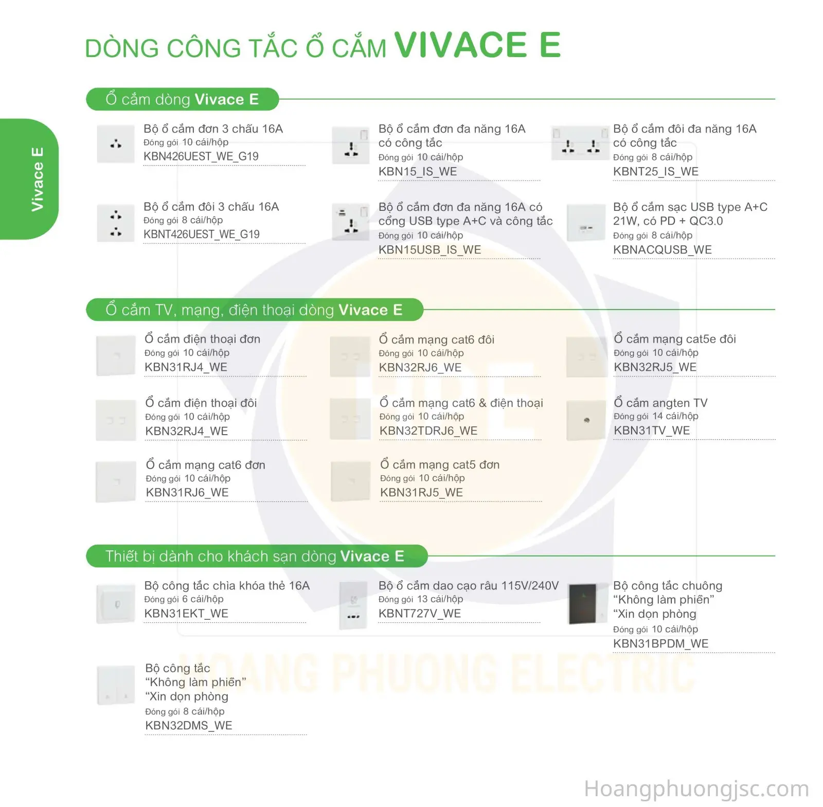 Công tắc ổ cắm Vivace E Schneider vuông chuẩn Anh