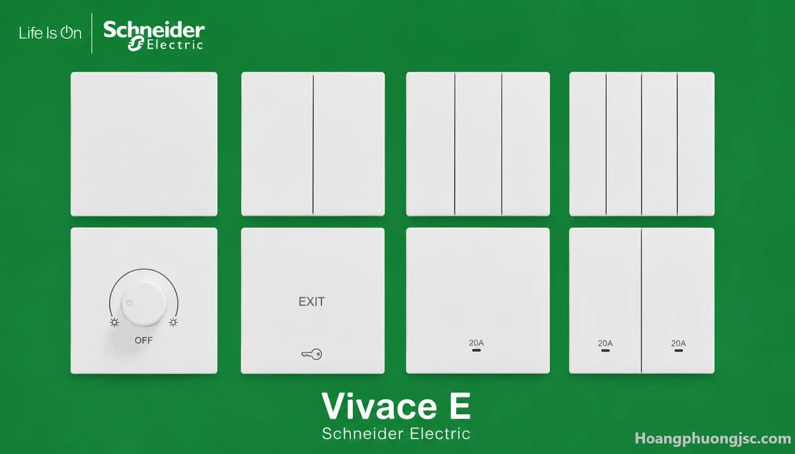 Công tắc ổ cắm Schneider Vivace E