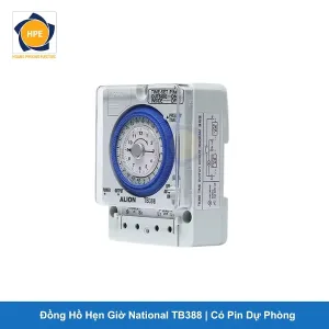Đồng Hồ Hẹn Giờ National TB388 Bộ Timer Cơ 24h Có Pin Dự Phòng