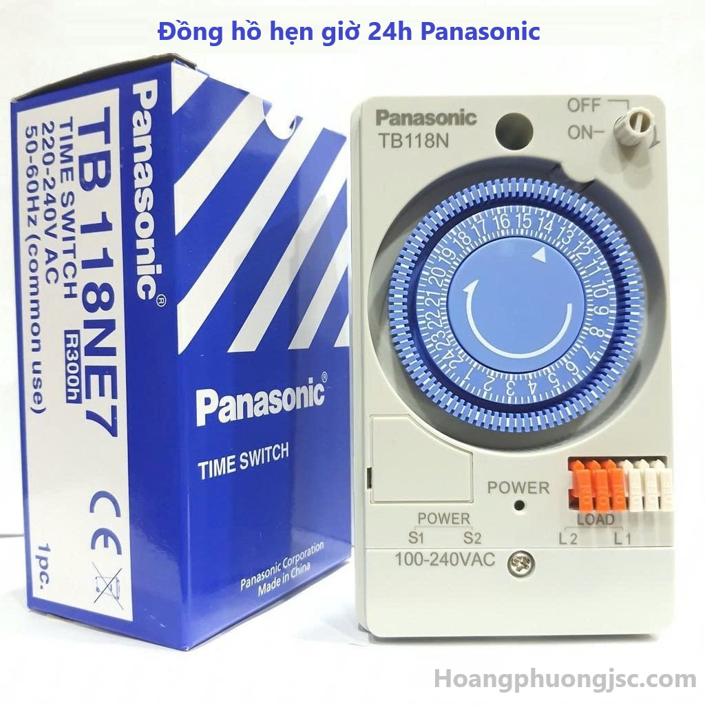 Đồng hồ hẹn giờ 24h (Time Switch 24h, Timer 24h, Công tắc thời gian 24h) là thiết bị dùng để tự động đóng hoặc ngắt nguồn điện theo thời gian đã được cài đặt trước trong ngày.