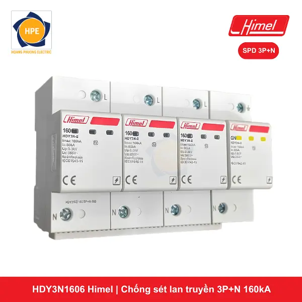 HDY3N1606 Himel _ Chống sét lan truyền 3P+N 160kA