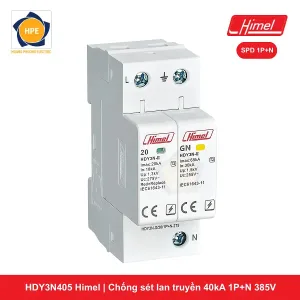 HDY3N405 Himel _ Chống sét lan truyền 40kA 1P+N 385V