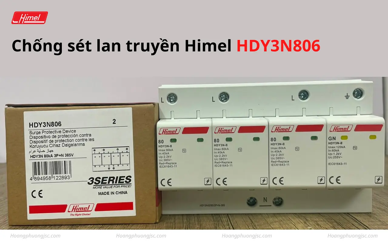 Hình ảnh thực tế chống sé lan truyền HDY3N806 Himel