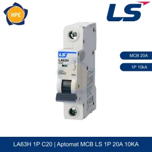 LA63H 1P 20A | Aptomat MCB 1P 20A 10kA LS
