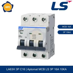LA63H 3P 16A | Aptomat MCB 3P 16A 10kA LS
