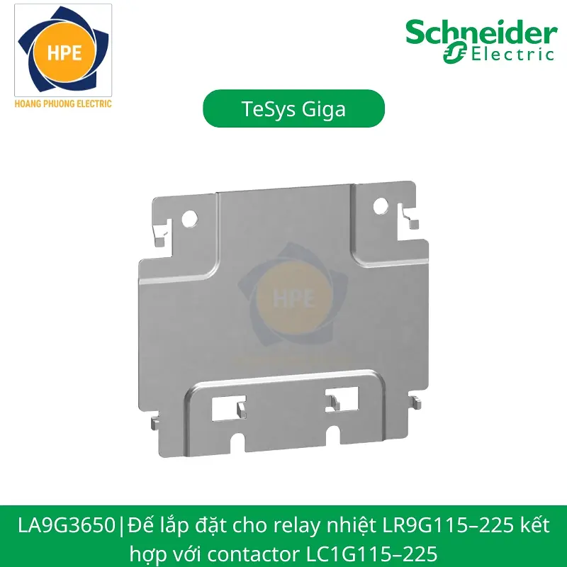 LA9G3650 Schneider – Đế Lắp Ghép Relay LR9G115-225 Với Contactor LC1G115-225