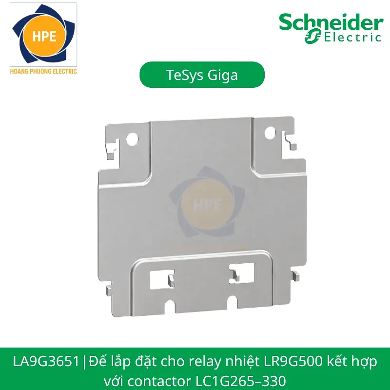 LA9G3651 Schneider – Đế Lắp Ghép Relay LR9G500 Với Contactor LC1G265-330