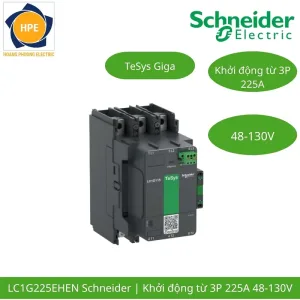 LC1G225EHEN Schneider – Contactor TeSys Giga 225A 3P Cuộn Hút 48-130VAC/DC
