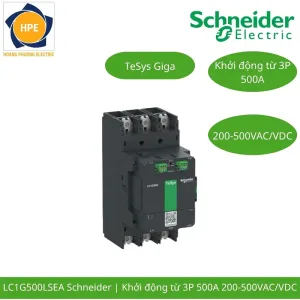 LC1G500LSEA Schneider – Contactor TeSys Giga 500A Hiệu Suất Cao