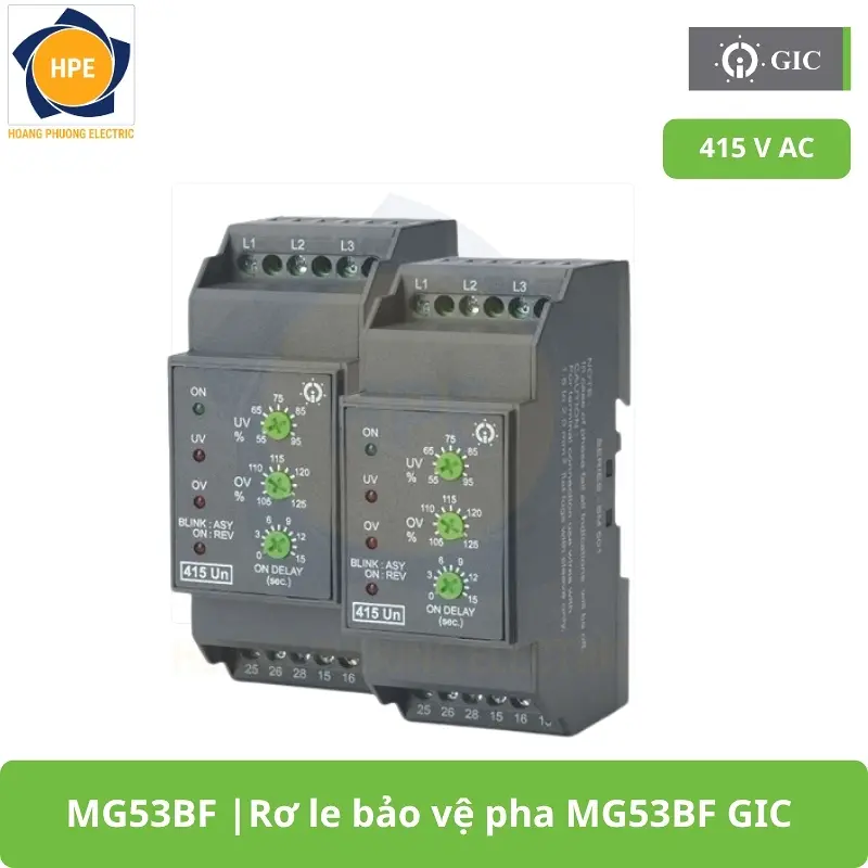 MG53BF Rơ le bảo vệ pha MG53BF GIC