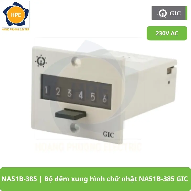 NA51B-385 Bộ đếm xung hình chữ nhật NA51B-385 GIC