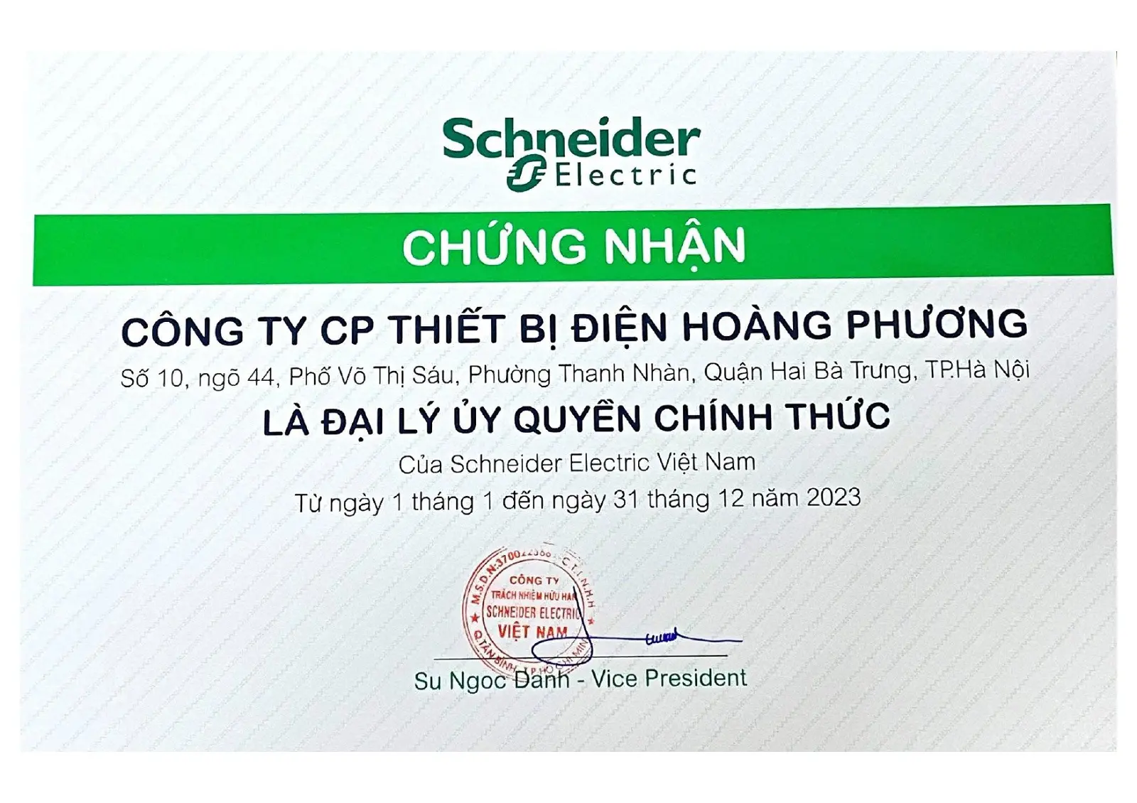 Phân phối Công tắc ổ cắm Schneider chính hãng tại Việt Nam