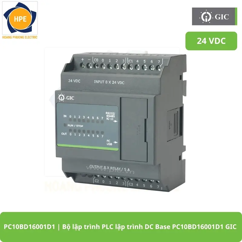 PC10BD16001D1 Bộ lập trình PLC lập trình DC Base PC10BD16001D1 GIC