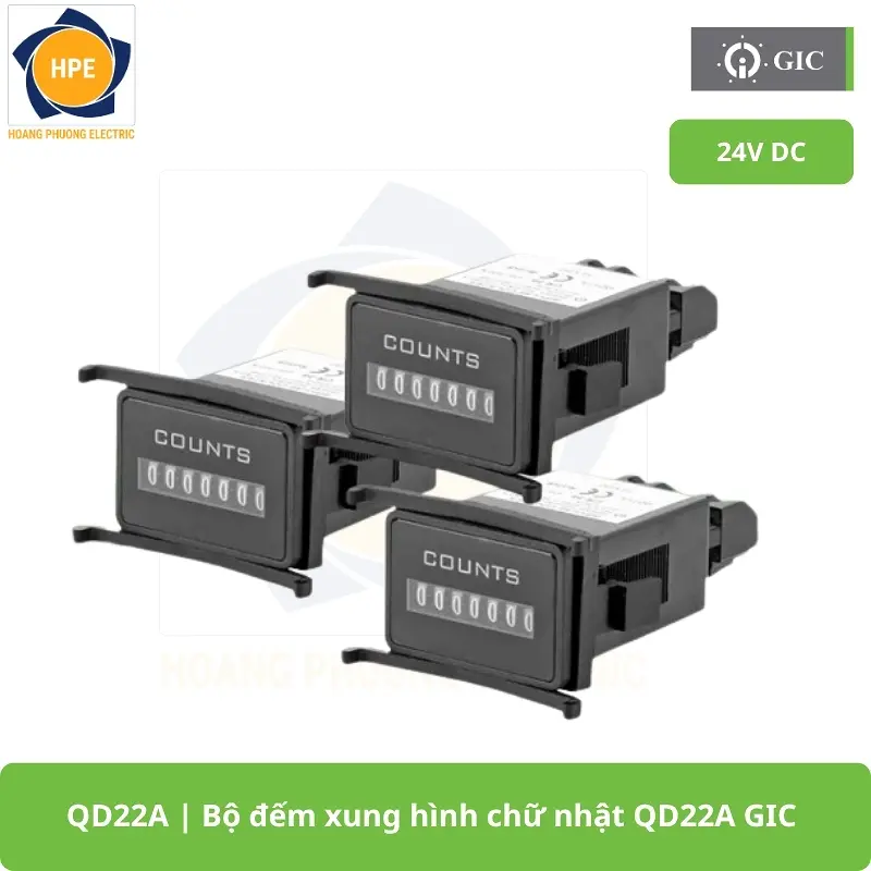 QD22A Bộ đếm xung hình chữ nhật QD22A GIC