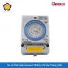 Rơ Le Thời Gian Camsco TB38-N Bộ Hẹn Giờ Cơ 24h Pin Dự Phòng 100h