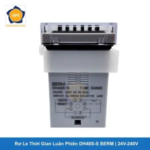 Rơ Le Thời Gian Luân Phiên DH48S-S BERM Nguồn Dải Rộng 24V-240V