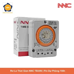 Rơ Le Thời Gian NNC TB35N Bộ Hẹn Giờ Cơ 24h Pin Dự Phòng 150h