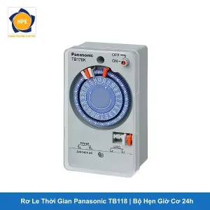 Rơ Le Thời Gian Panasonic TB118 Bộ Hẹn Giờ Cơ 24h