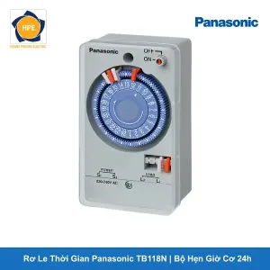 Rơ Le Thời Gian Panasonic TB118N _ Bộ Hẹn Giờ Cơ 24h