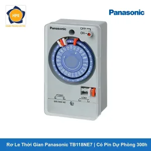 Rơ Le Thời Gian Panasonic TB118NE7 _ Timer Cơ 24h Có Pin Dự Phòng 300h