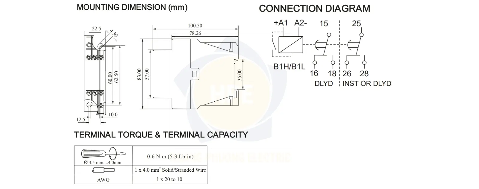 2A8DT6 GIC | Rơ le cài đặt thời gian GIC 24-240 VAC / DC