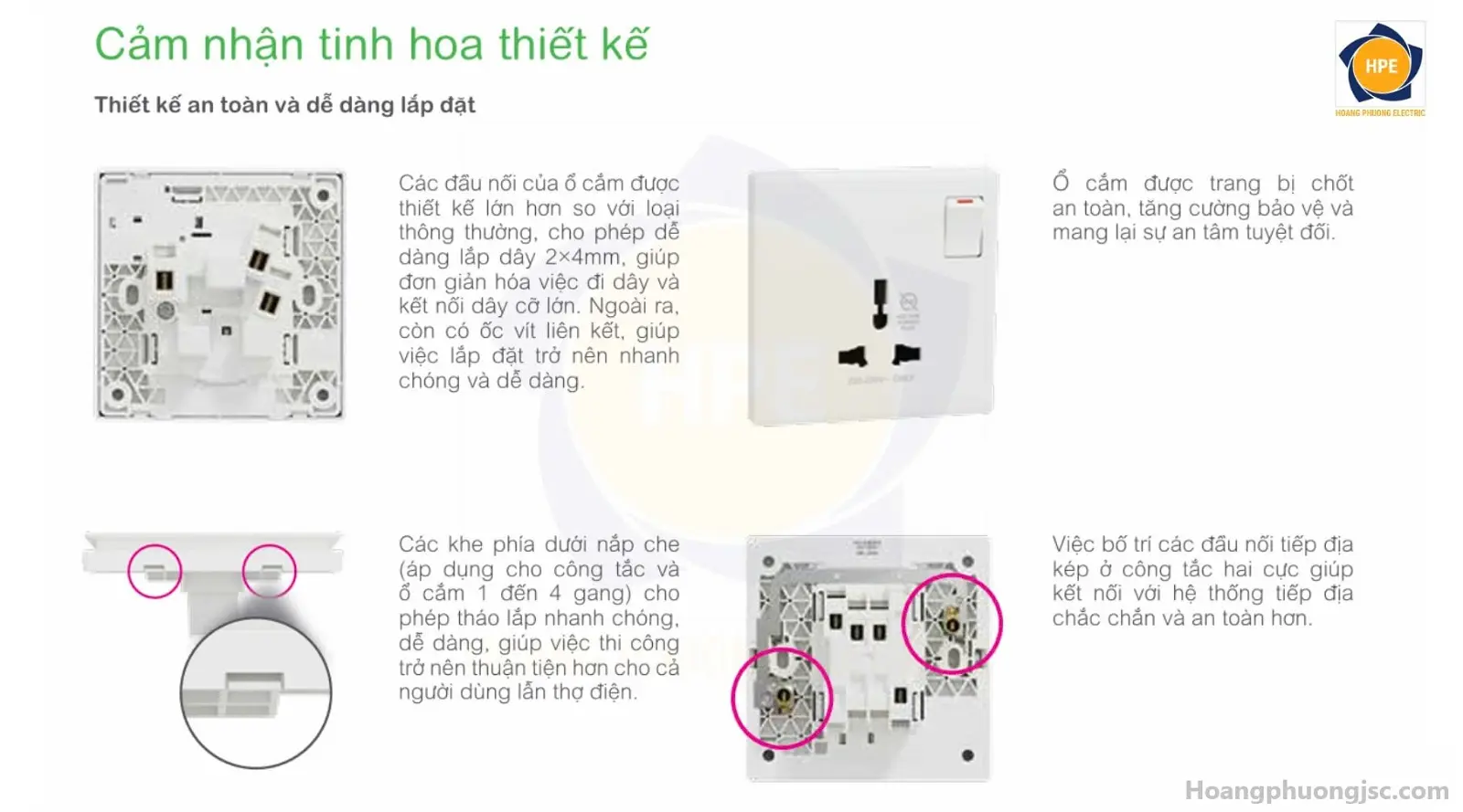 Công tắc ổ cắm Vivace E Schneider