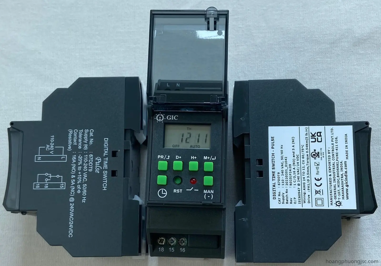 67DDT9 GIC | Timer thời gian thực kỹ thuật số GIC 240 VAC