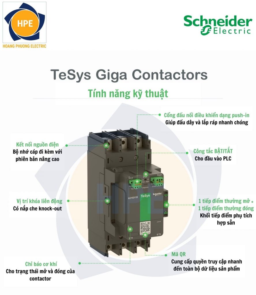 LC1G400EHEN Schneider | Khởi động từ 3P 400A 48-130V